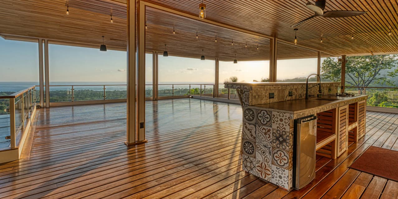 Sunset Waterfall Villa in Uvita — photo