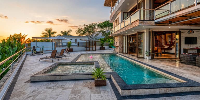 Sunset Waterfall Villa in Uvita