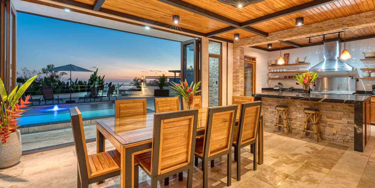 Sunset Waterfall Villa in Uvita — photo