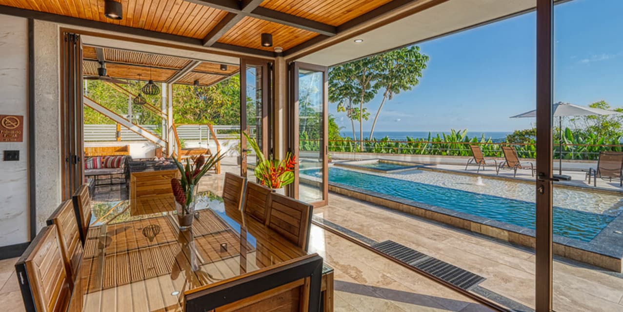 Sunset Waterfall Villa in Uvita — photo