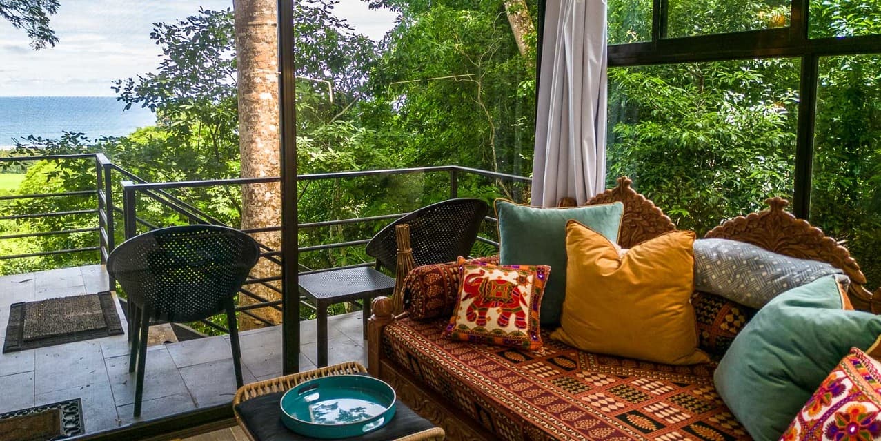 Casa con vista al océano — photo