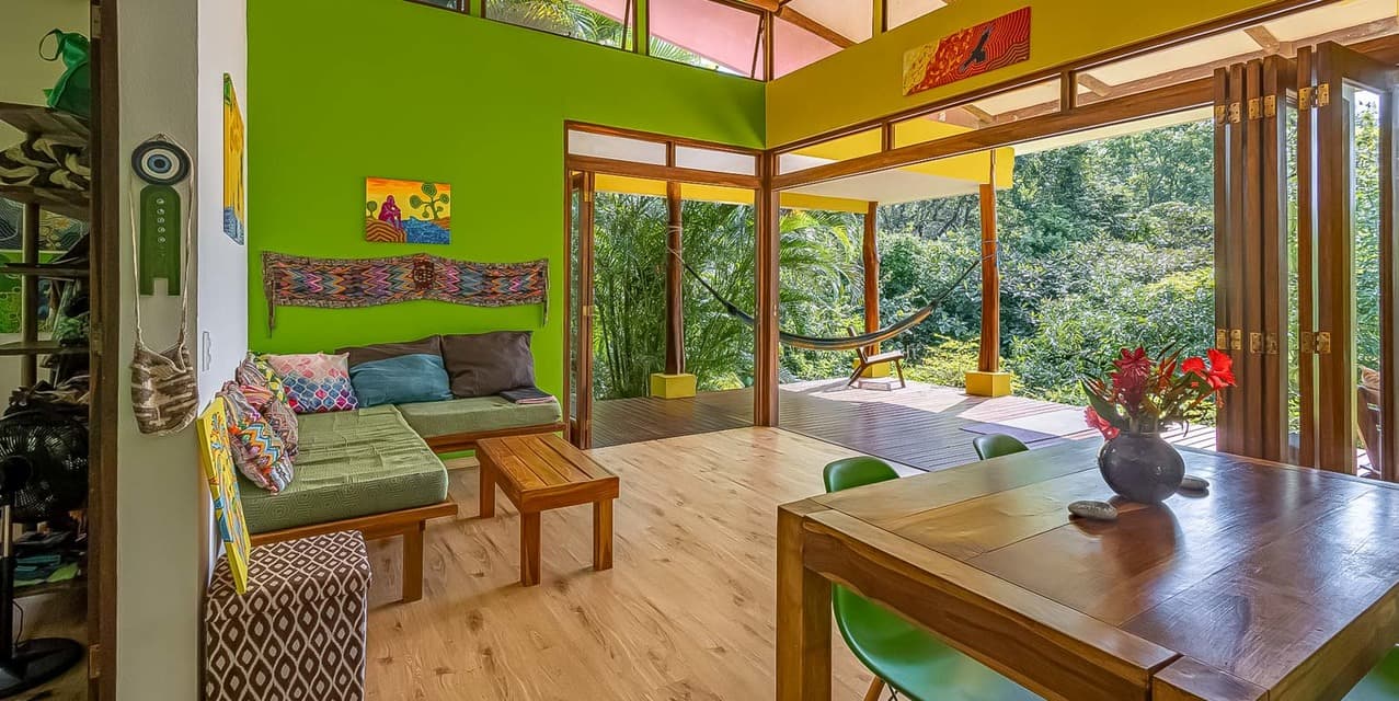 Colorful Homes in Montezuma — photo