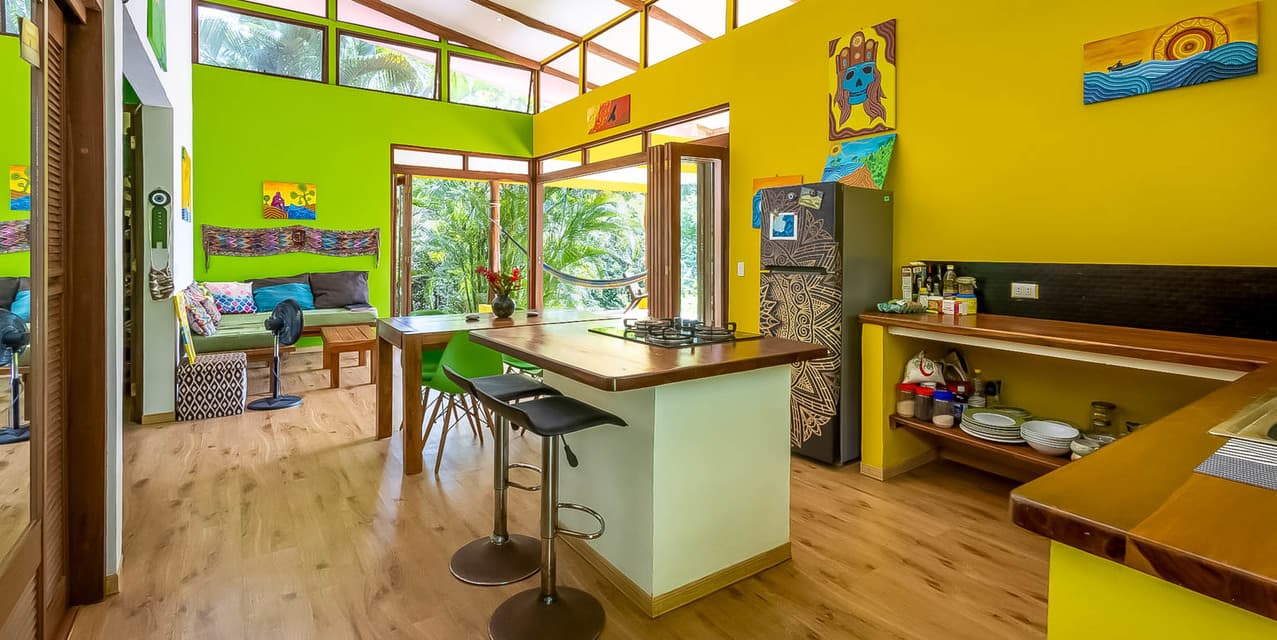 Colorful Homes in Montezuma — photo