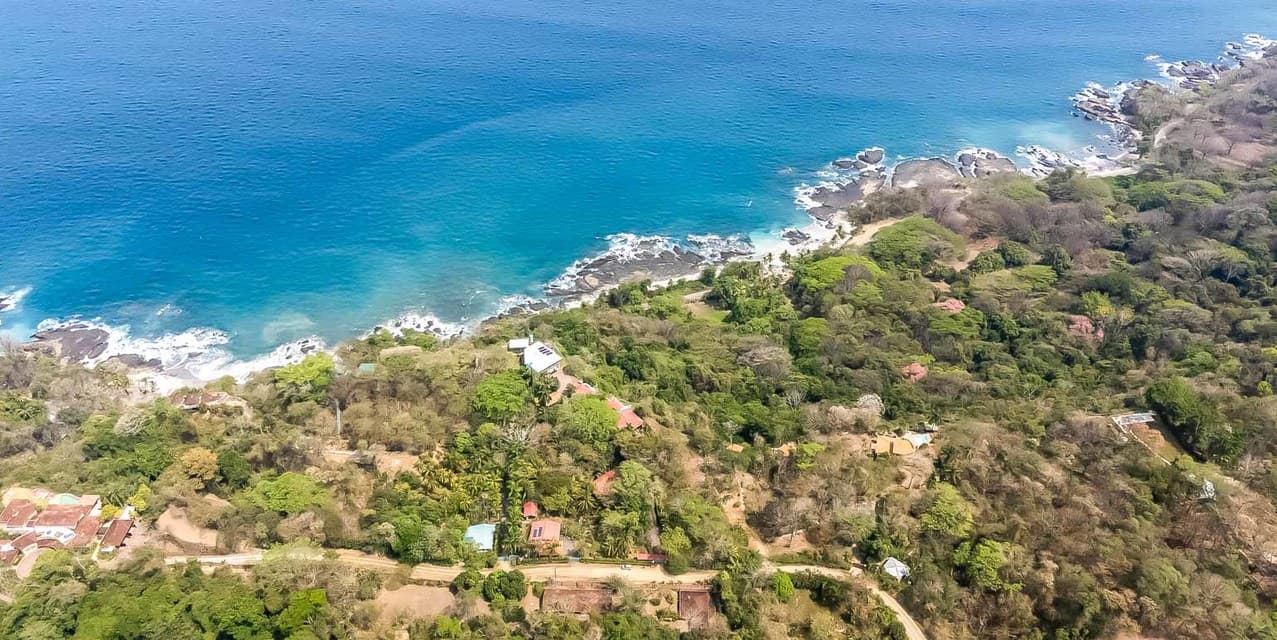 Ocean View Lot Las Manchas Beach near Montezuma — photo