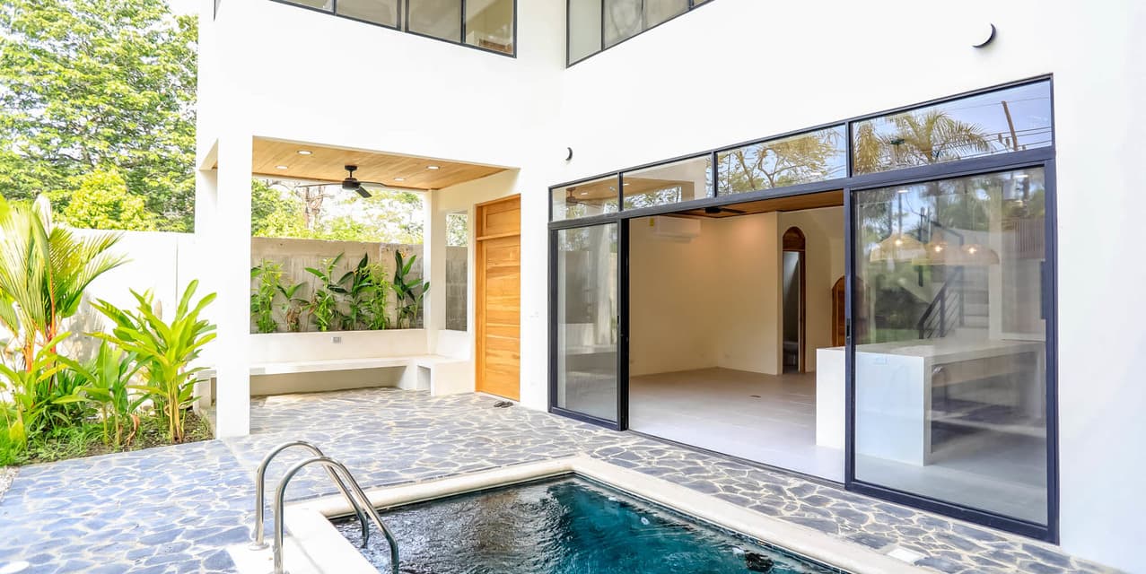 Brand New Contemporary Home Short Walk from the Beach in Malpaís — photo