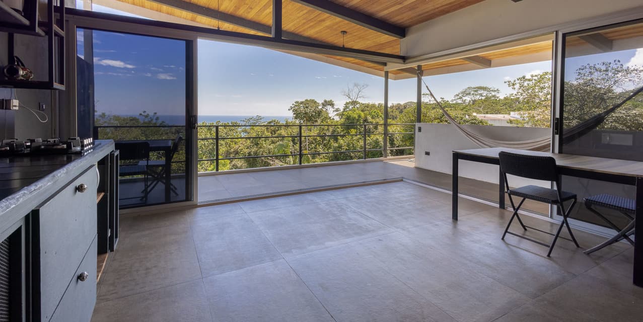 Elevated Oceanview Living in Montezuma’s Lush Hillside — photo