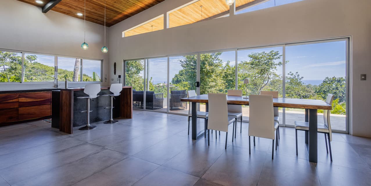 Elevated Oceanview Living in Montezuma’s Lush Hillside — photo