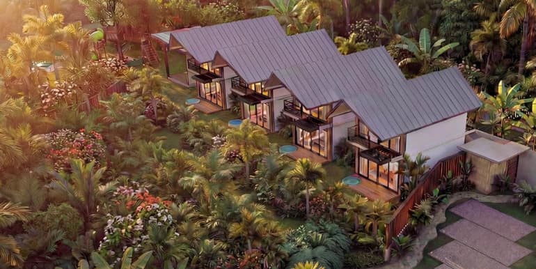 Modern Turnkey Four Villa Project in Malpaís